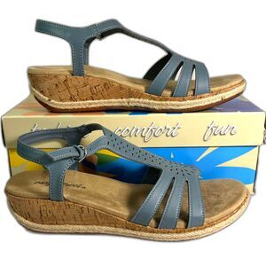 Easy Street Women's Dorinda Style Wedge Sandals SZ 9-1/2 N